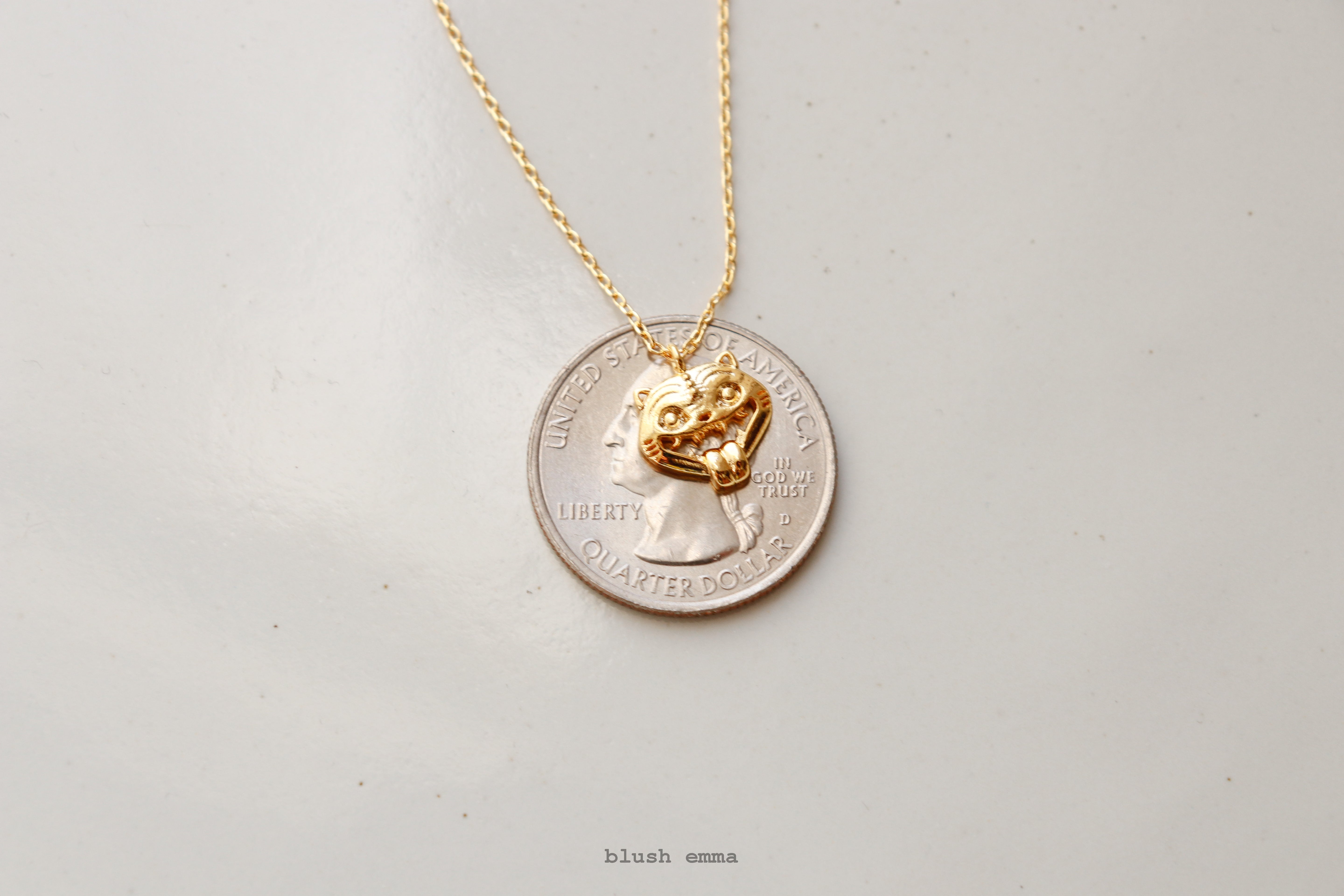 Kpop Korean Folk Hojak-do Tiger Necklace, Derpy, Demon Hunter Cosplay Charm Pendant