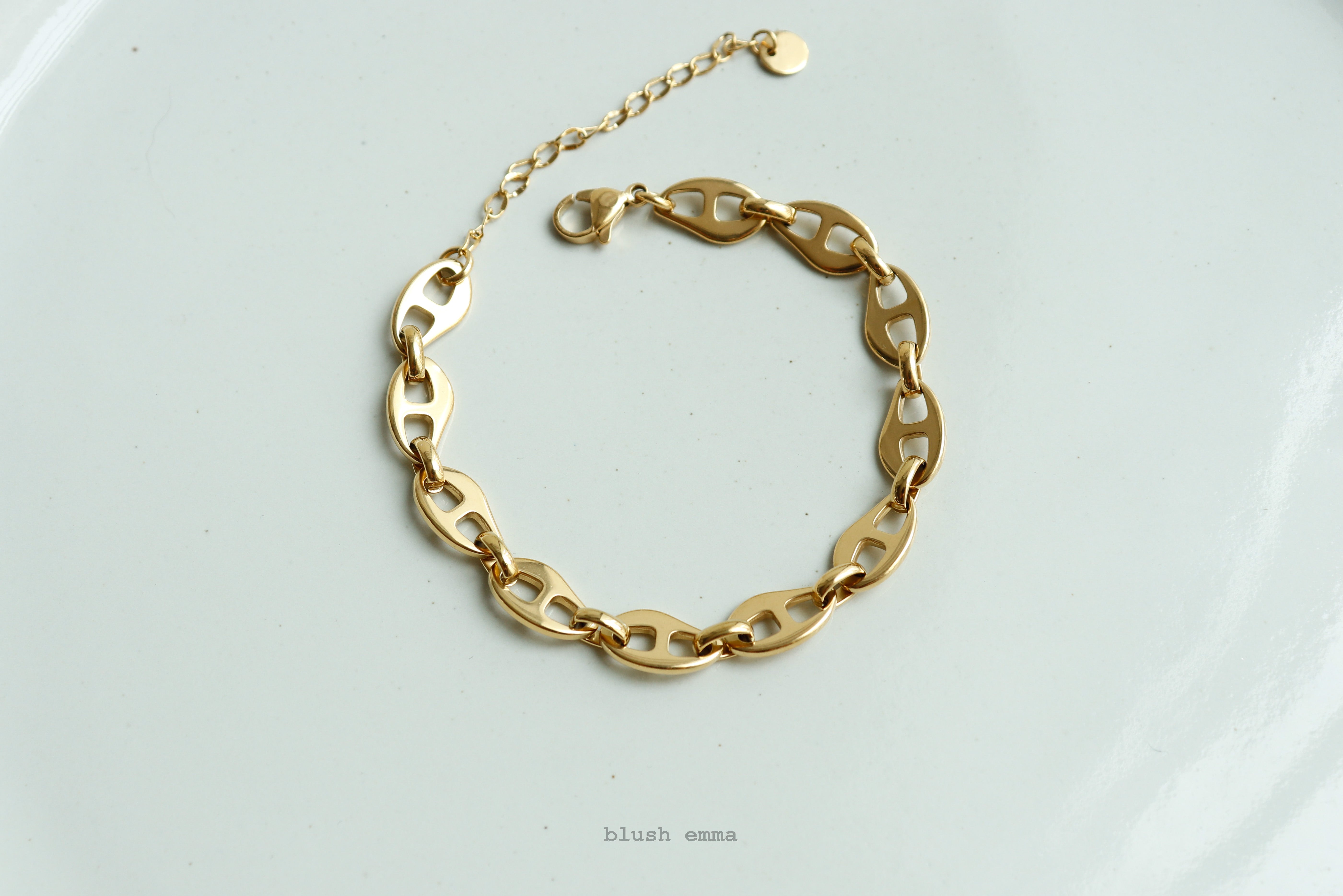 Statement Uneven Tab Bracelet