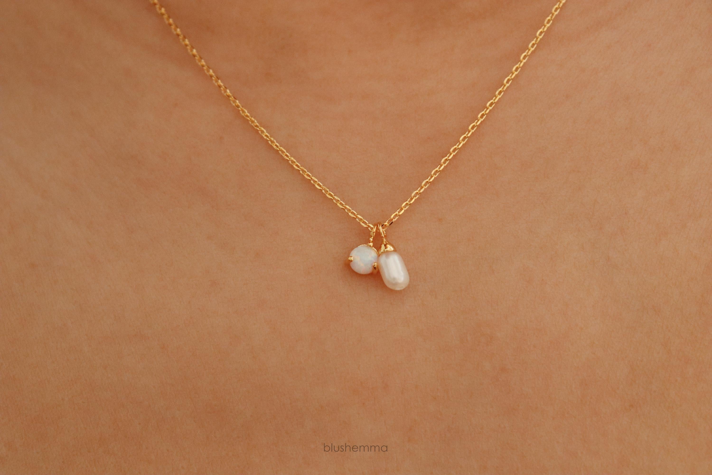 Solace Double Pendant Necklace