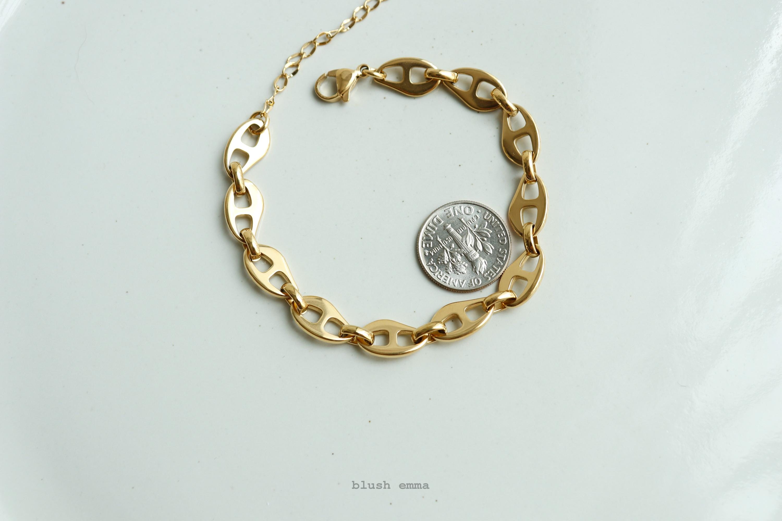 Statement Uneven Tab Bracelet