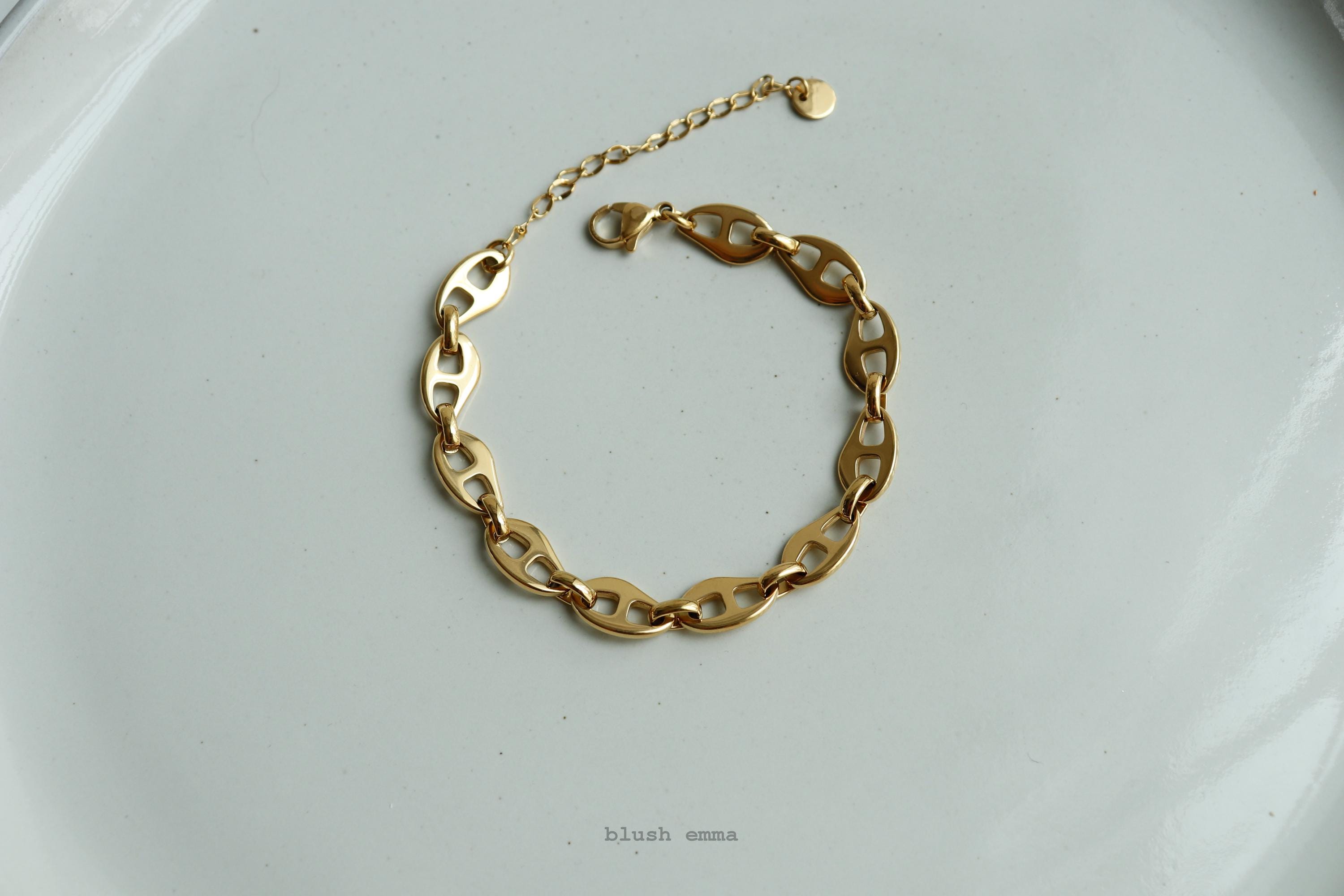 Statement Uneven Tab Bracelet