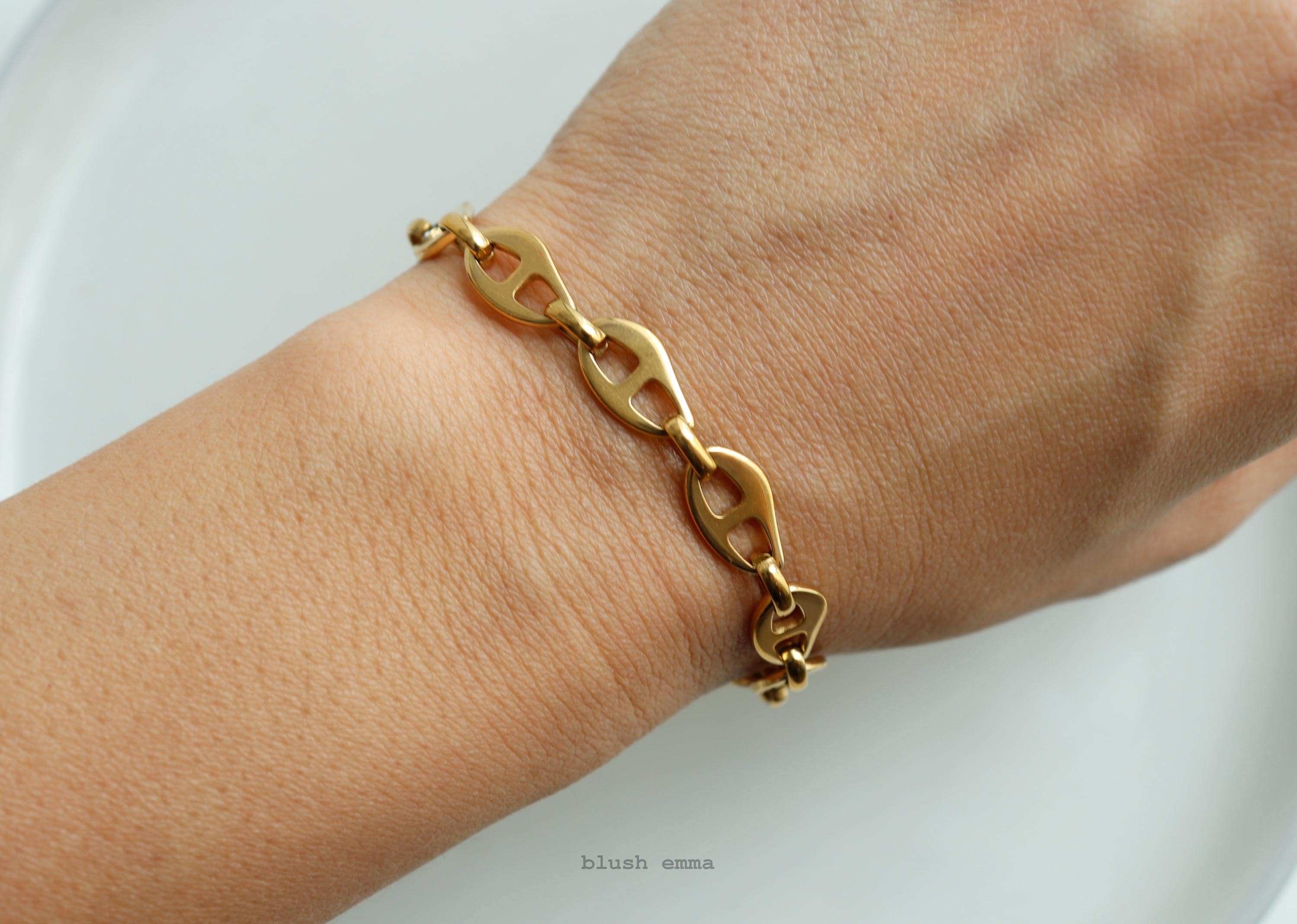 Statement Uneven Tab Bracelet
